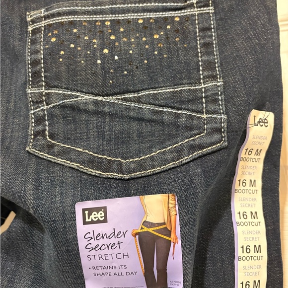Lee Deep Indigo Boot Cut Jeans - Picture 8 of 10